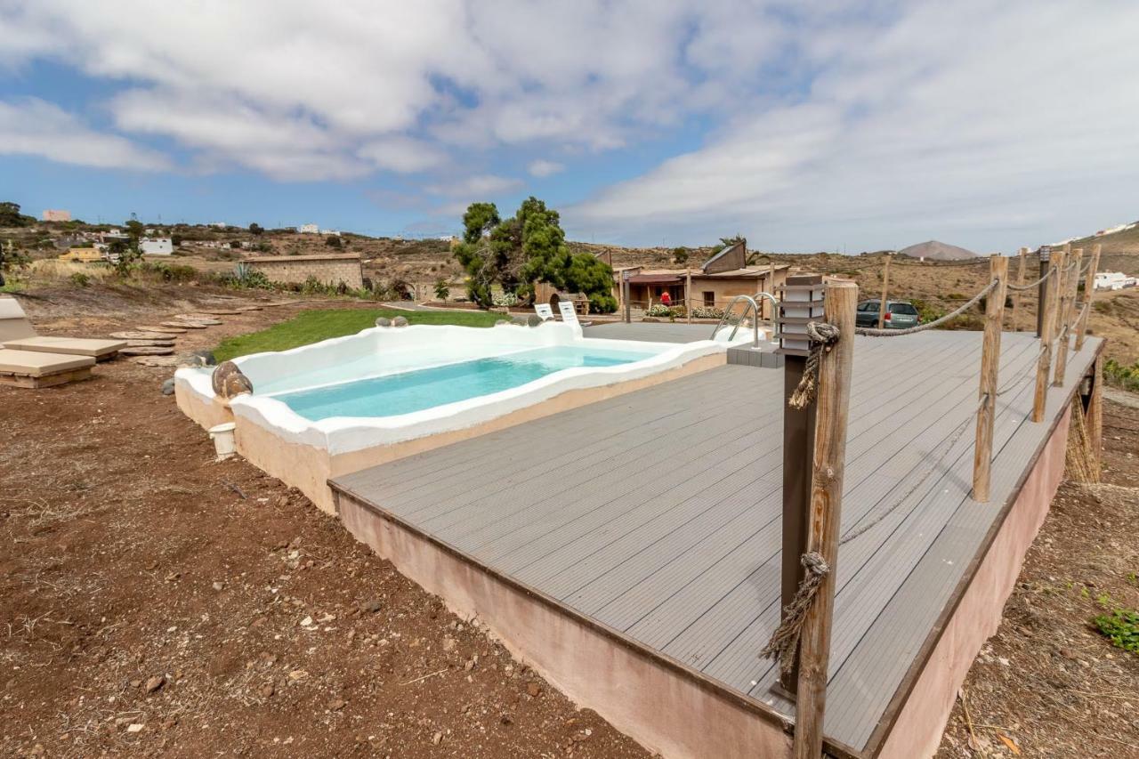 הוילה Santa Maria de Guia de Gran Canaria Flatguest Charming House + Pool + Terrace + Views מראה חיצוני תמונה