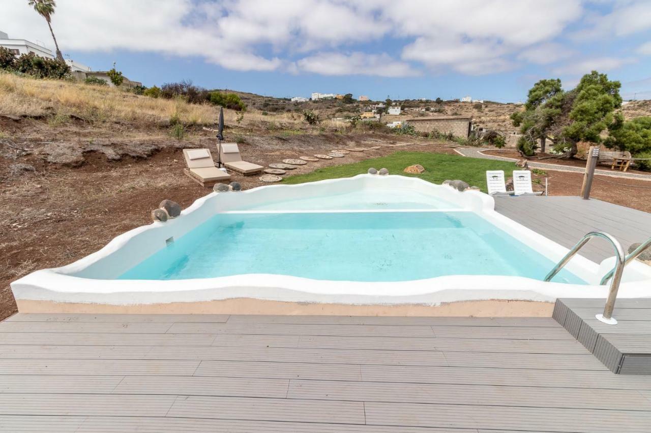 הוילה Santa Maria de Guia de Gran Canaria Flatguest Charming House + Pool + Terrace + Views מראה חיצוני תמונה